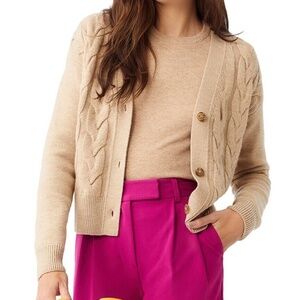 J.Mclaughlin Womens  Joni Wool Sweater, Brown